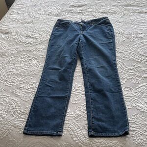 Style & Co. Women's Straight Leg Jeans in Deep Blue